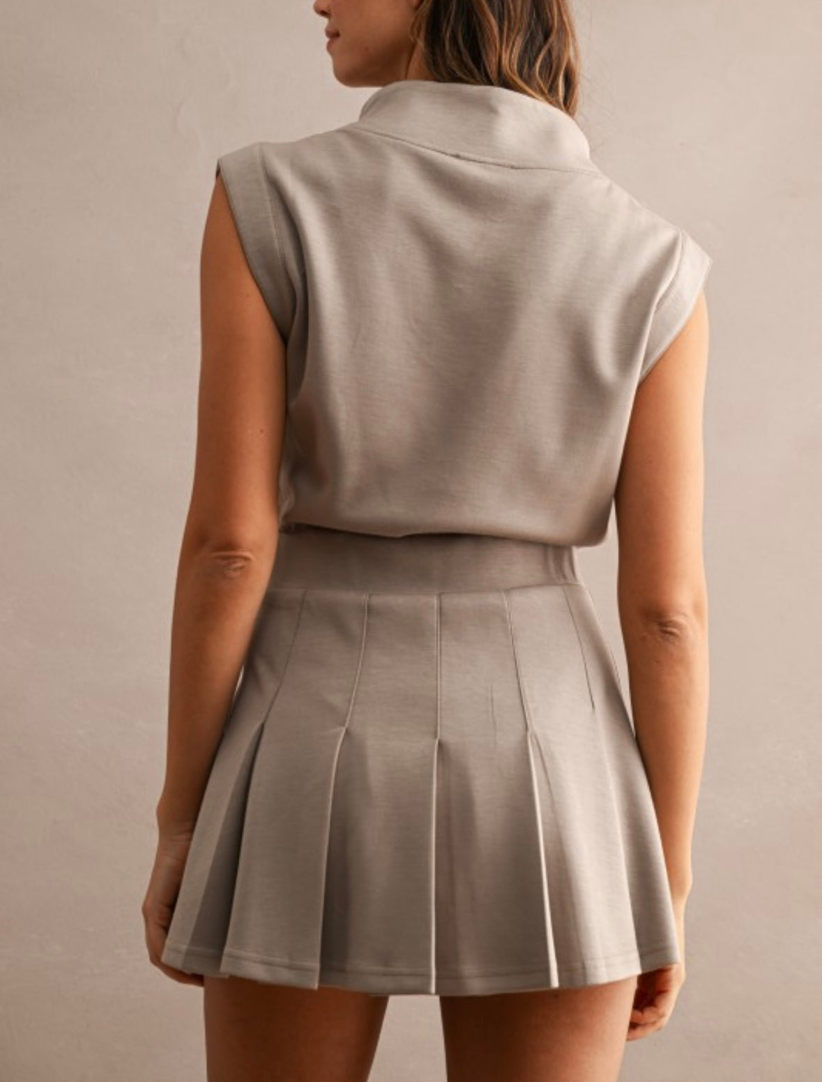 Mocha Court Skort Set