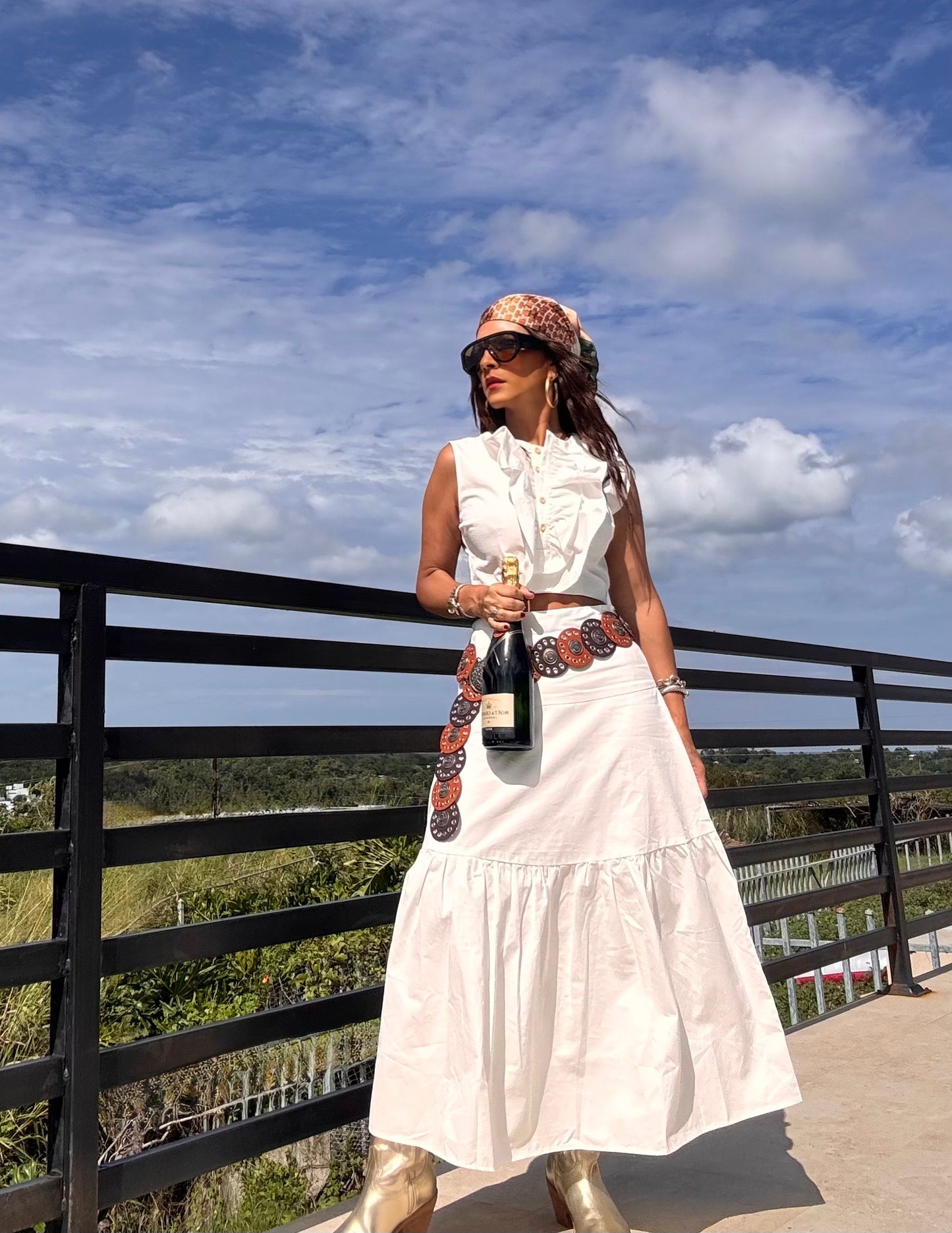 Savanna Glam West Set with Belt