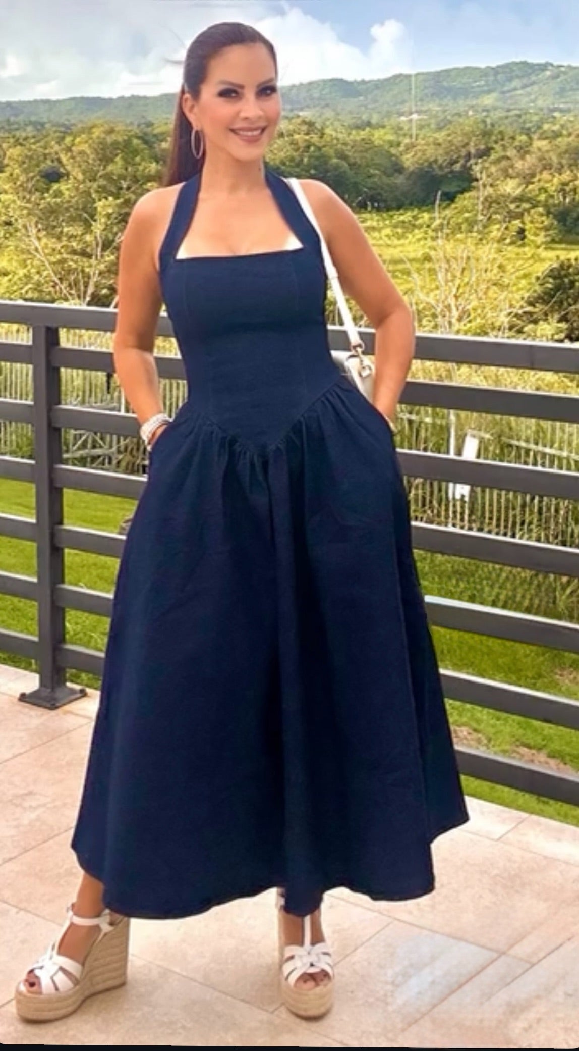 Lola Dress Denim pre order 20 Enero