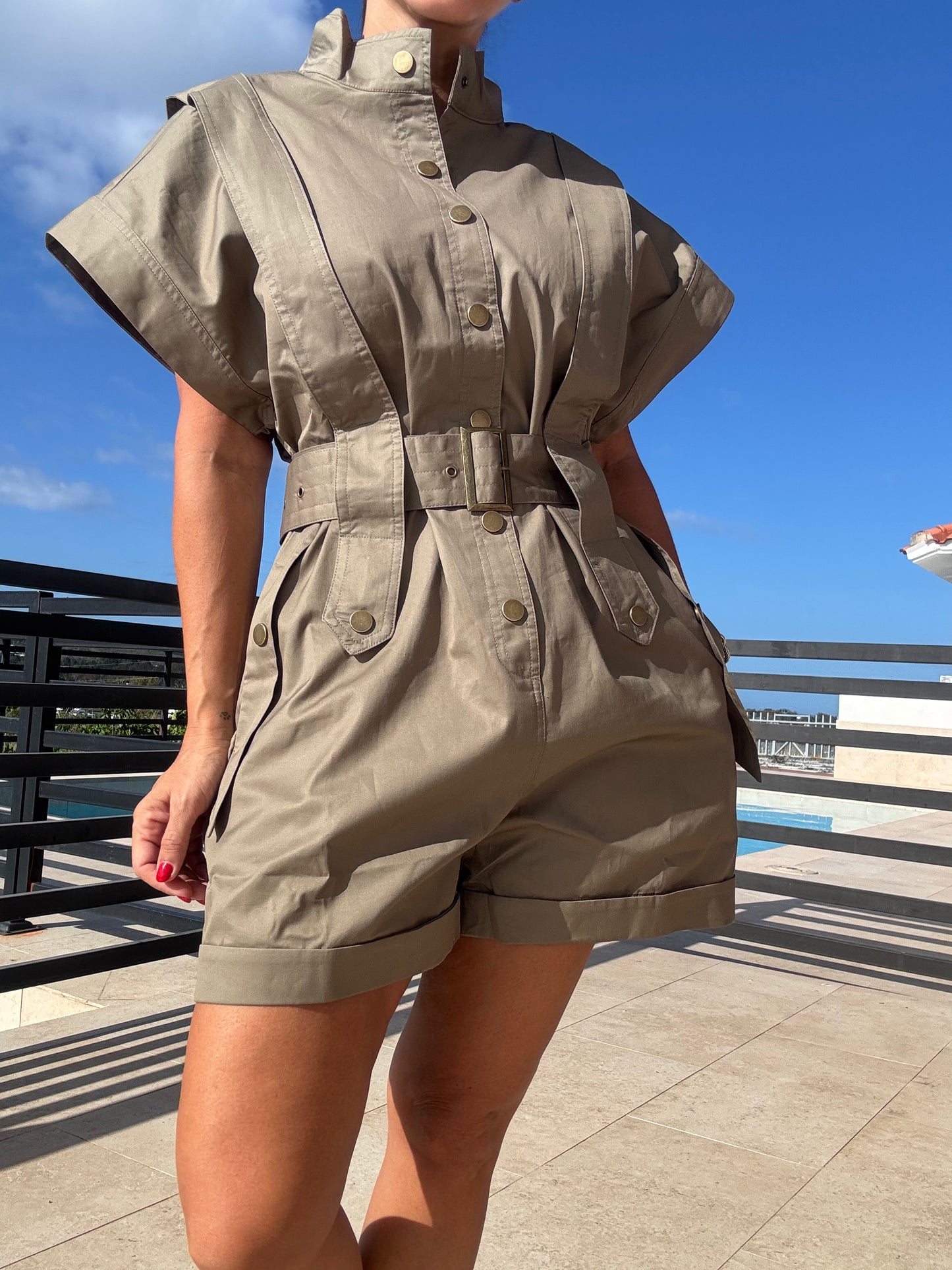 Romper “Safari Chic
