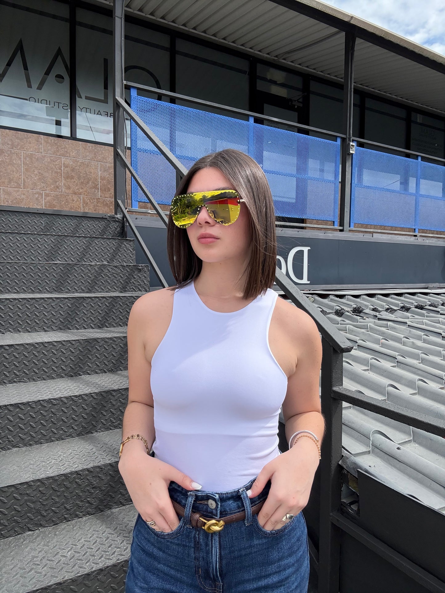 Glam Stud Sunglasses