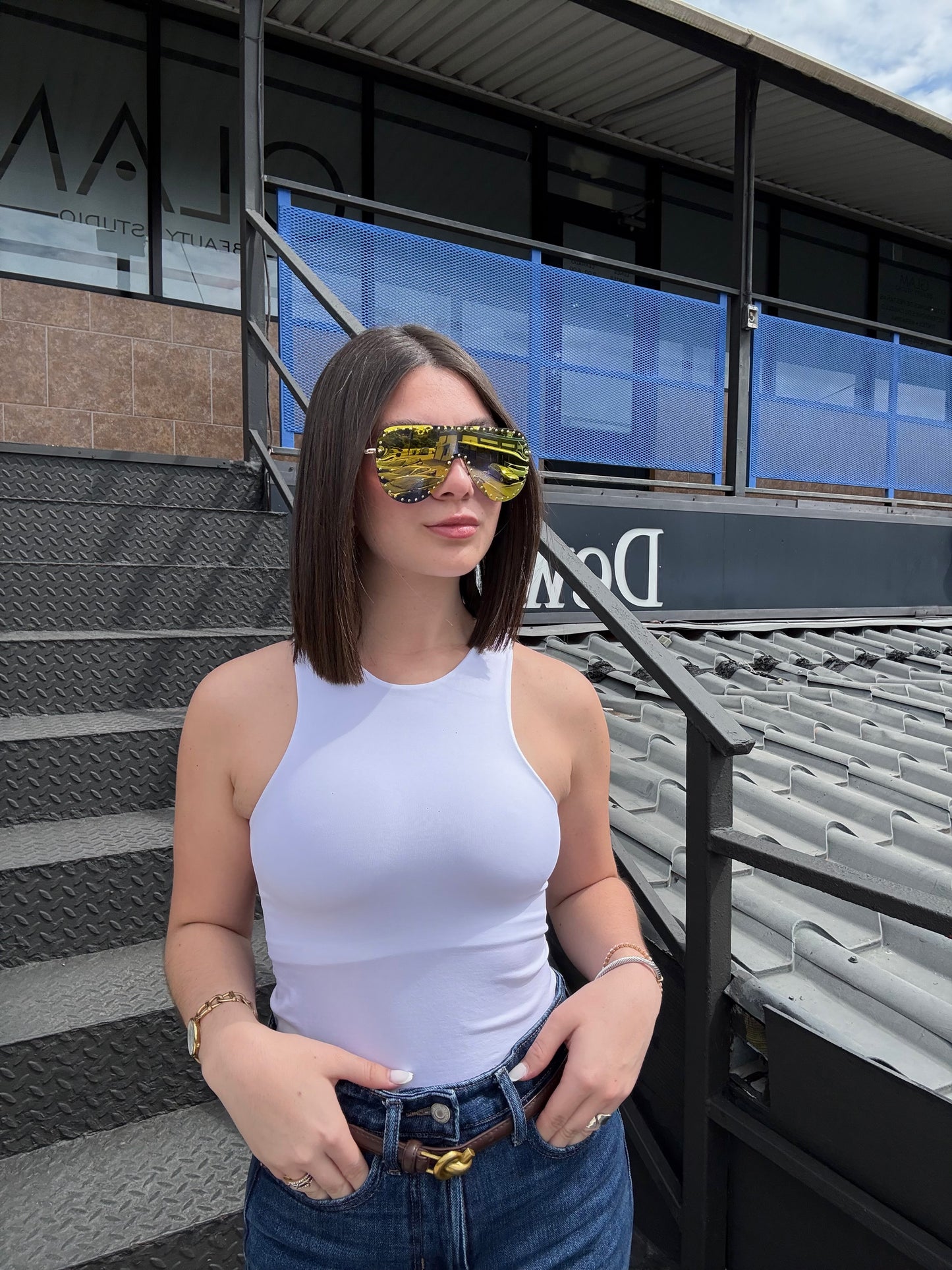 Glam Stud Sunglasses