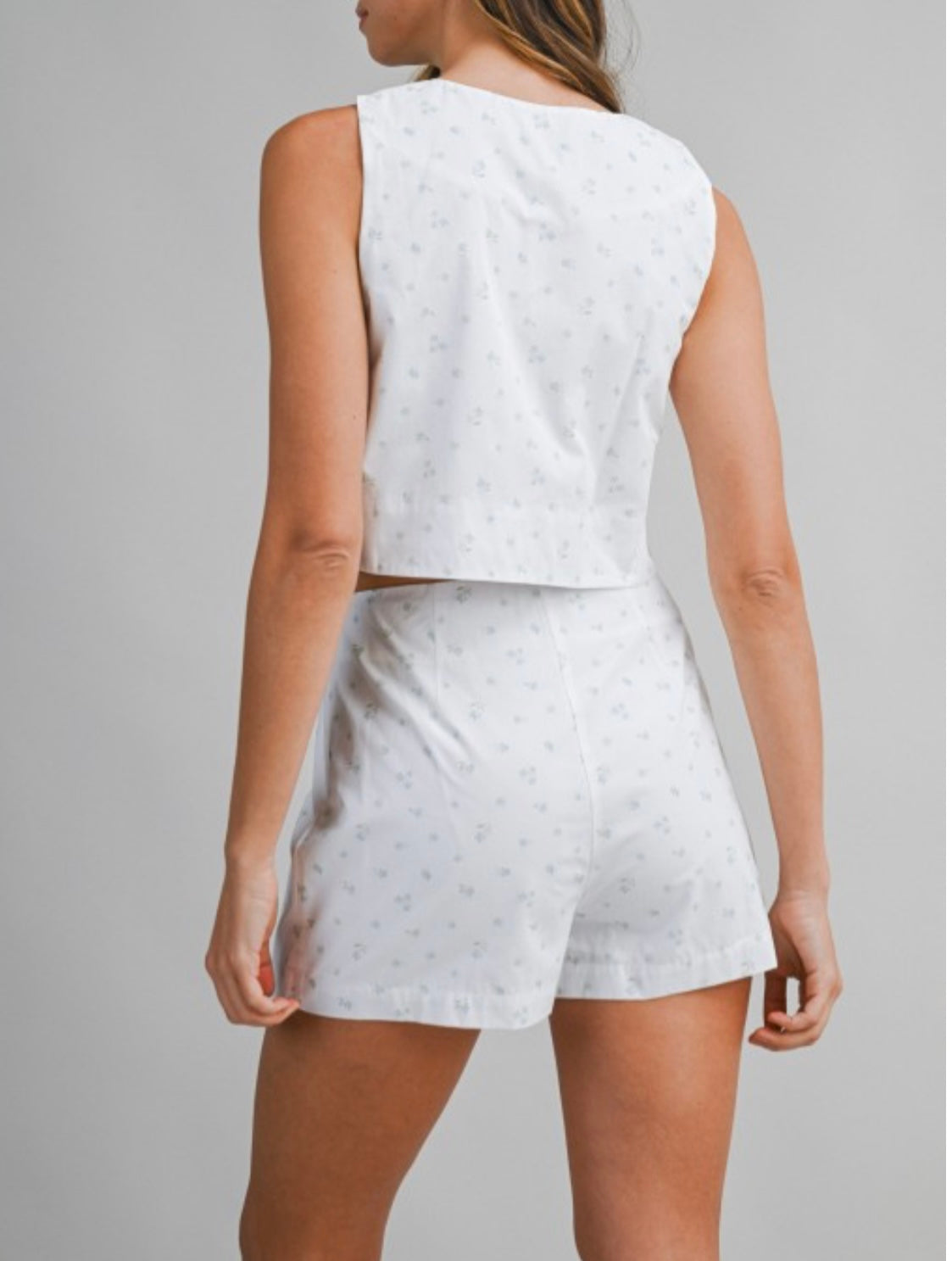 Cloud Blossom Pant Set Skirt