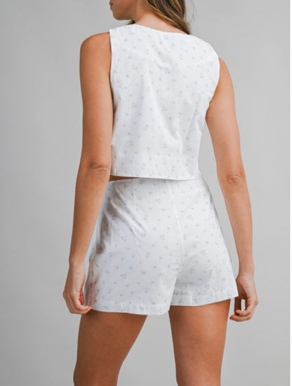 Cloud Blossom Pant Set Skirt