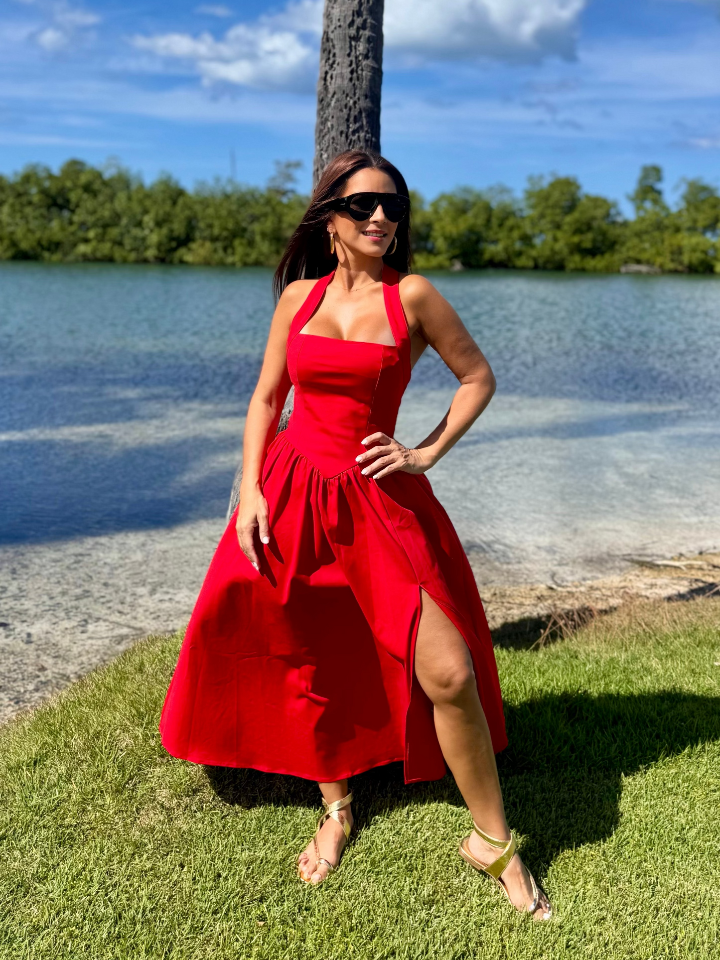 Vestido Midi Scarlet Breeze