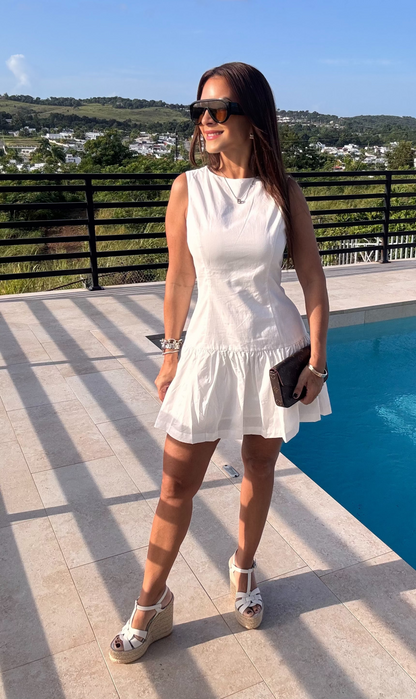 Bianca Dress,Corto Blanco,