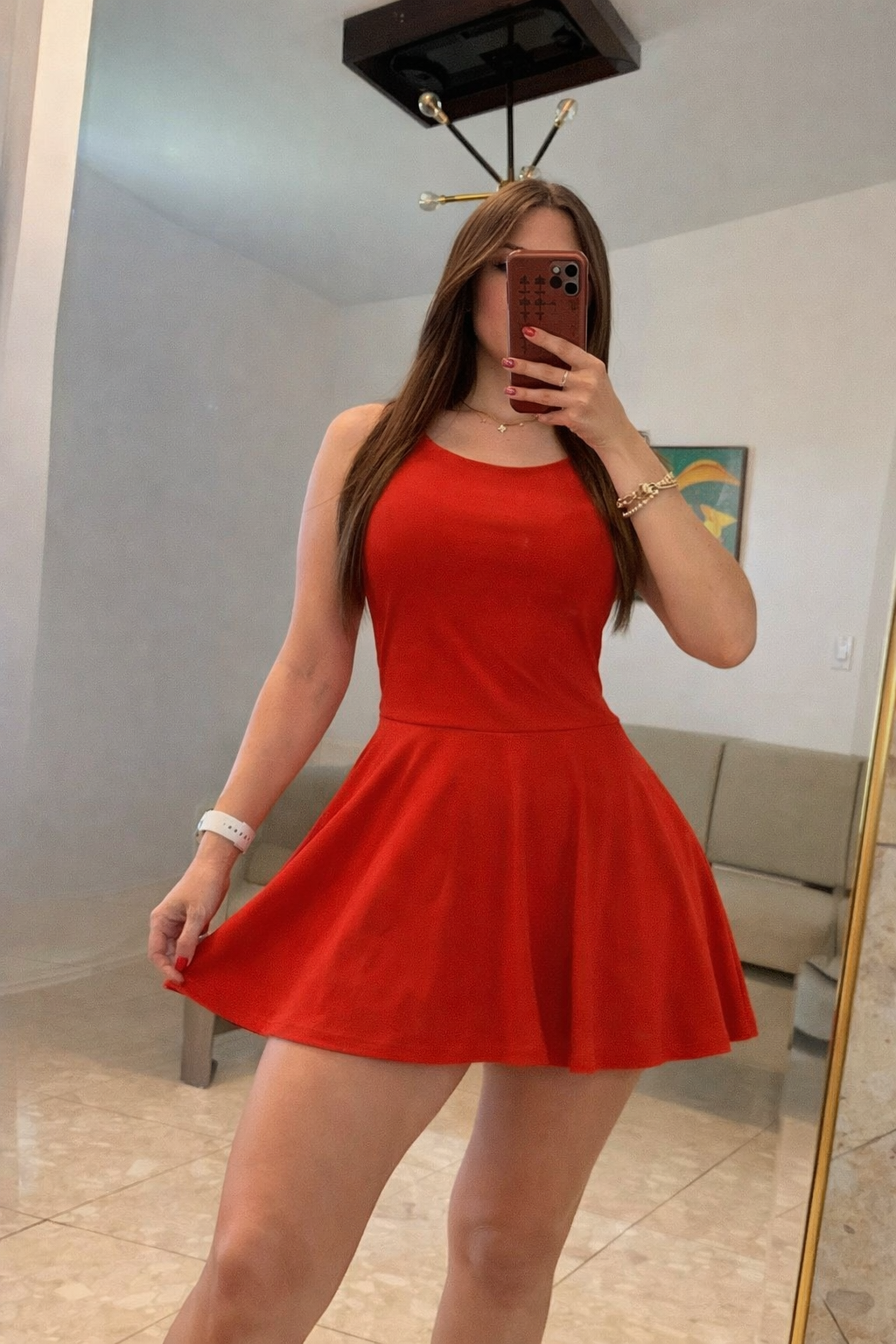 Glam Moca Active Dress