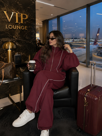 Jet Set Burgundy Luxe ✈️🍷(PRE-ORDER)Julio 29